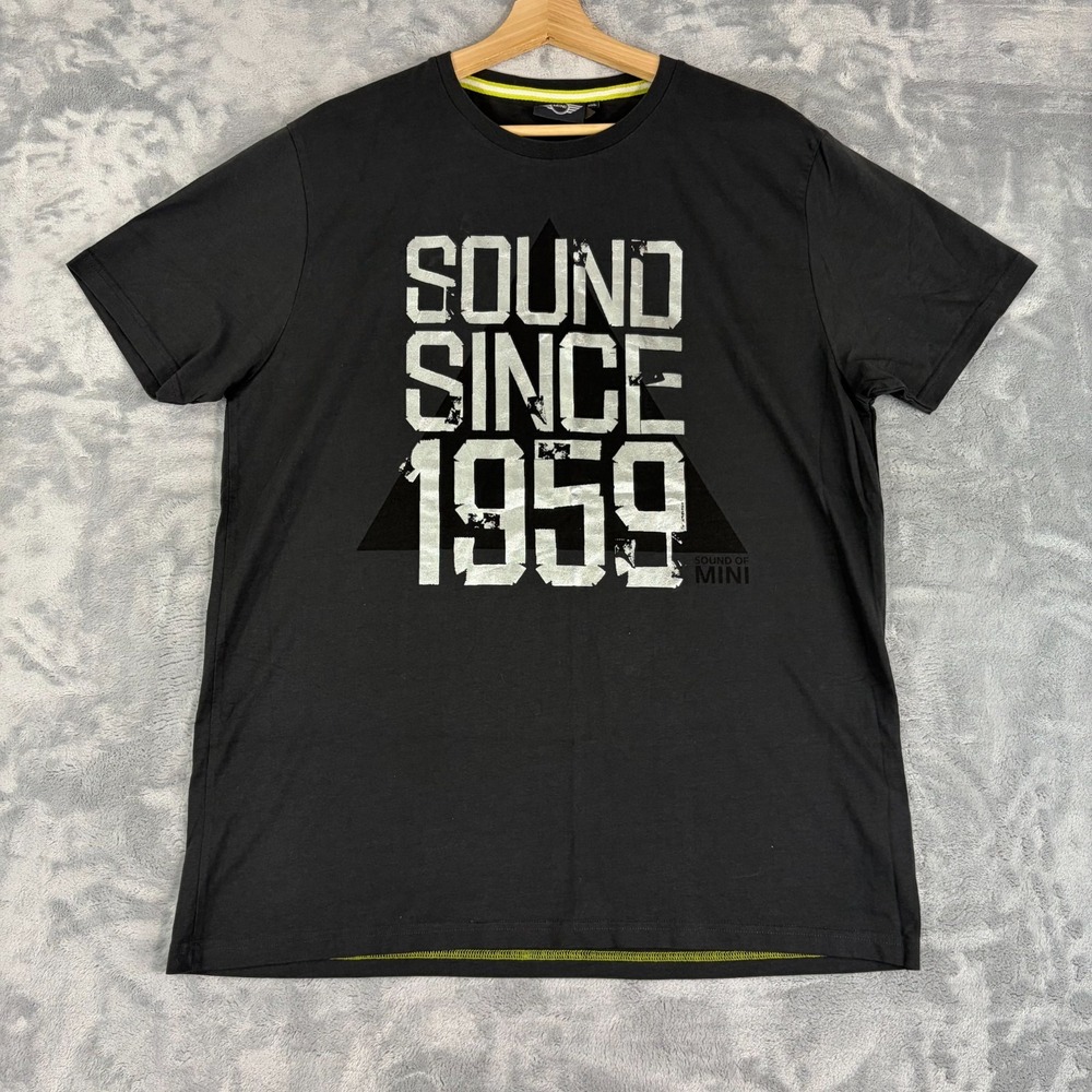 MINI Cooper Official "Sound Since 1959" T-shirt Black Mens Size 2XL